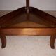 Majorelle pedestal table with thistle
