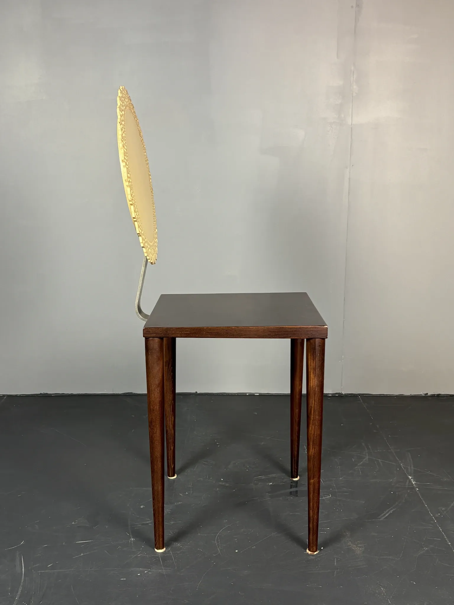 Sculptural Italian Tatlim side chair or dining chair, Marco Mencacci, 1990s