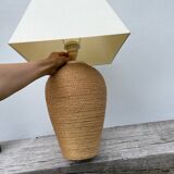 Habitat vintage rattan lamp