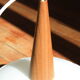 Suspension opaline et teck par Louis Kalff pour Philips