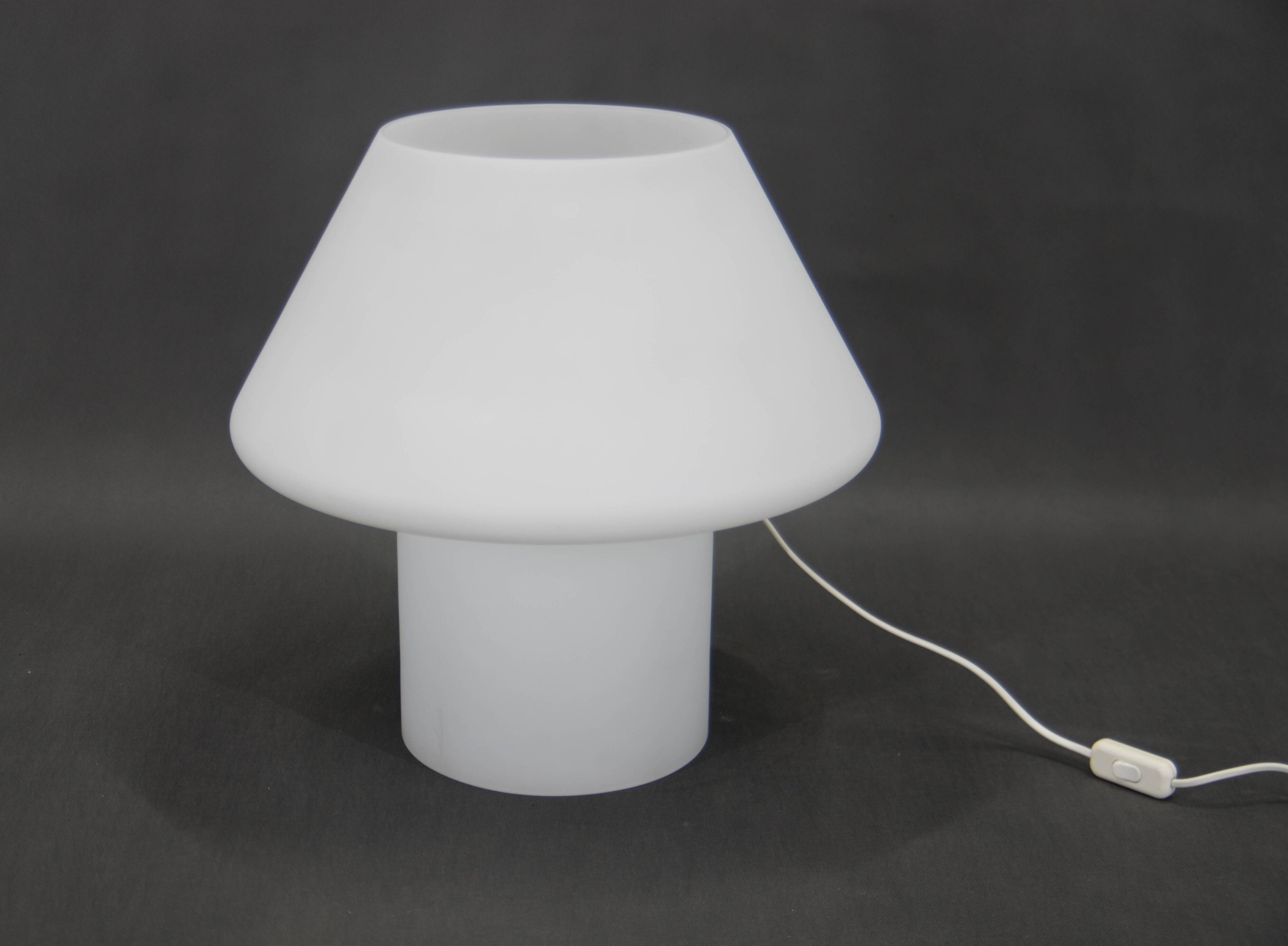 Murano Glass Mushroom Table Lamp, Italy, 2000s