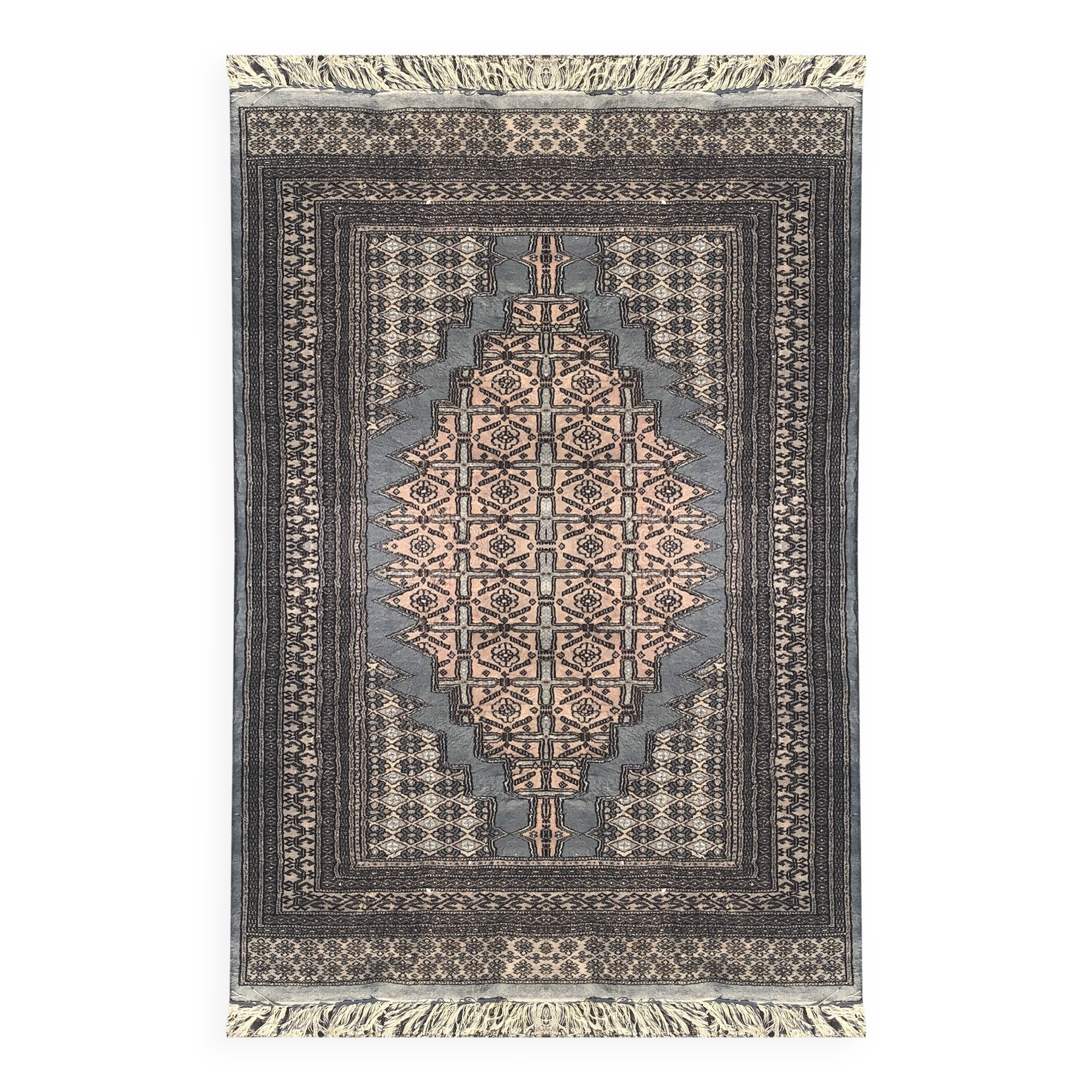 Pakistan oriental rug. 1.28 X 1.90 meters. Handmade