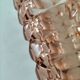 Vintage pink pressed glass vase – Windsor Rosaline model by Luminarc