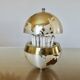 Large terrestrial globe, cigarette dispenser, brass, 1960 - 1970