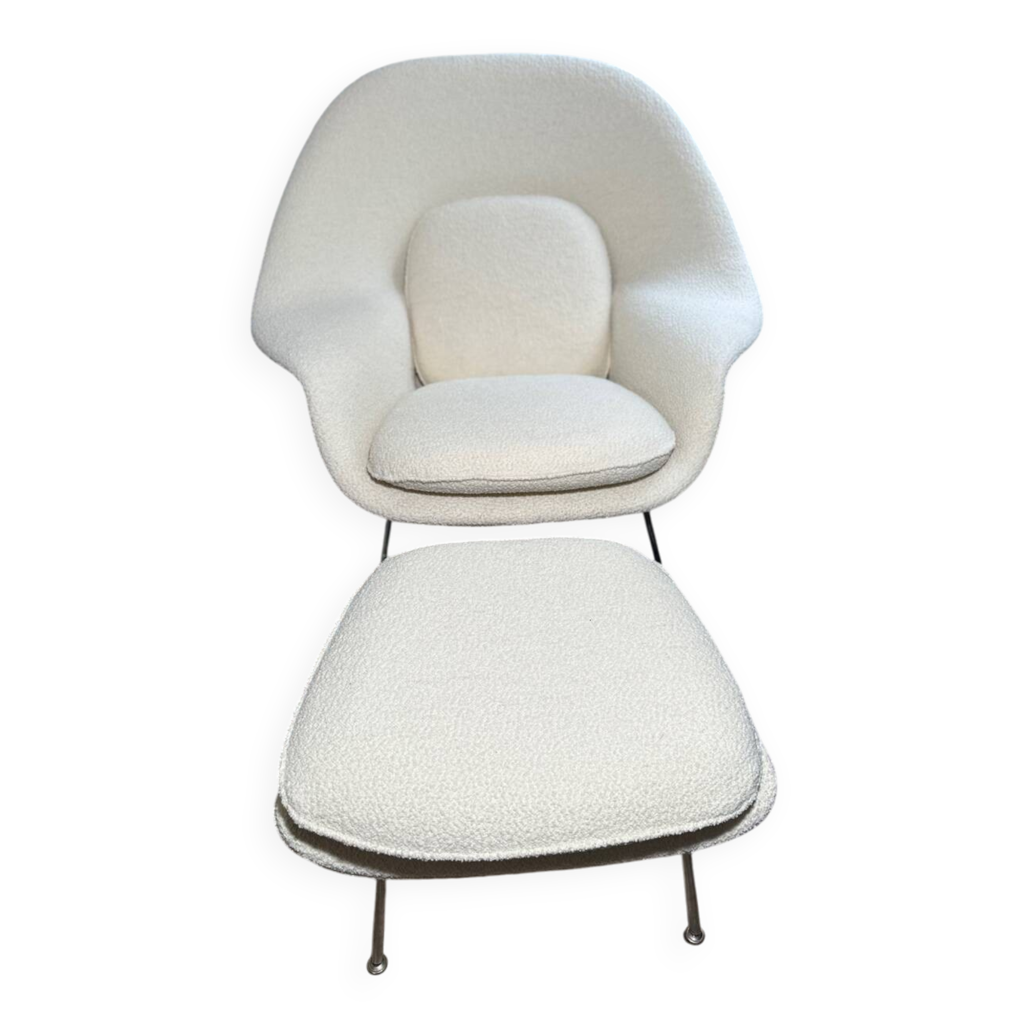 Womb Chair and Ottoman Eero Saarinen for Knoll