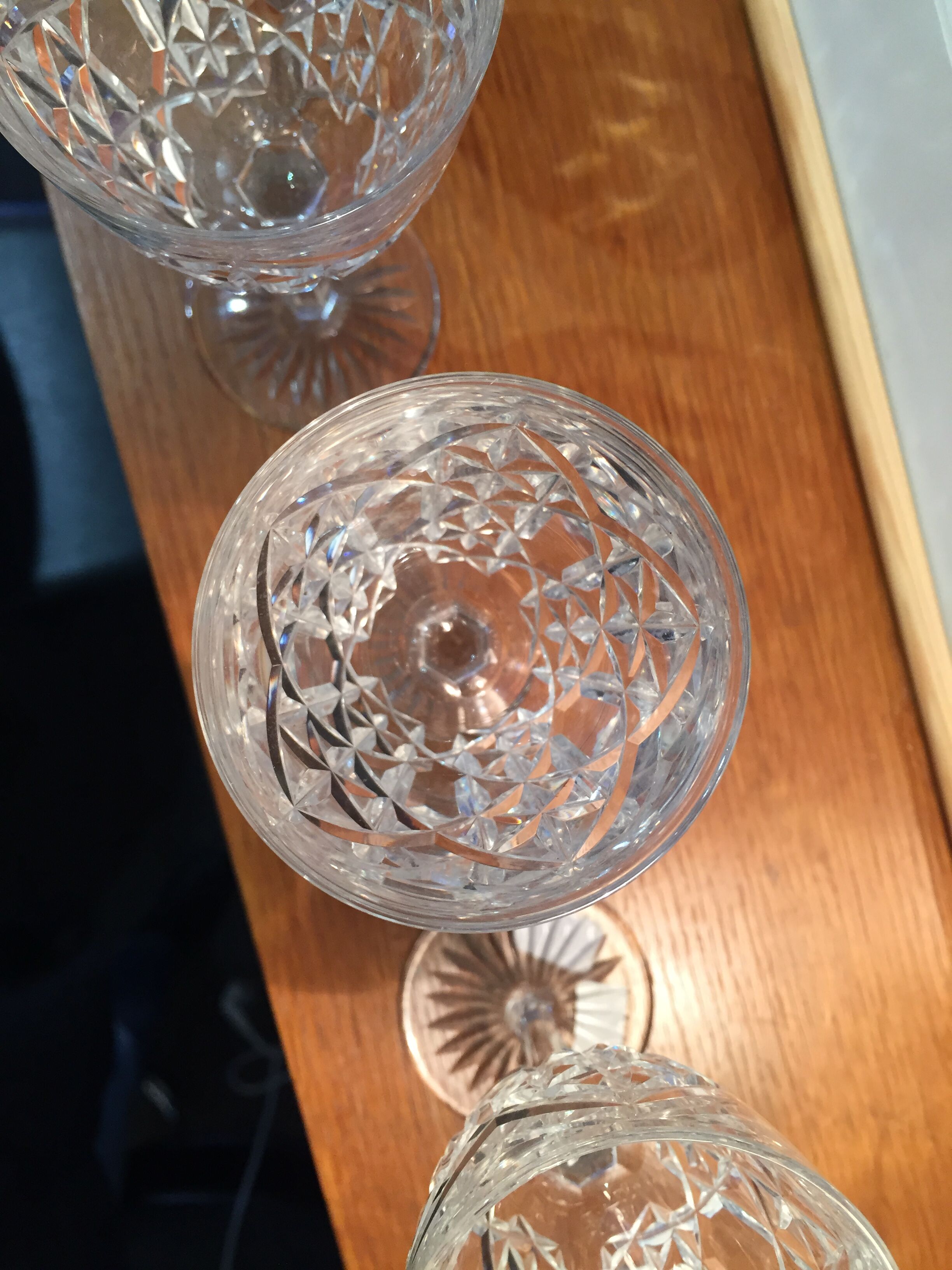 Baccarat crystal glasses