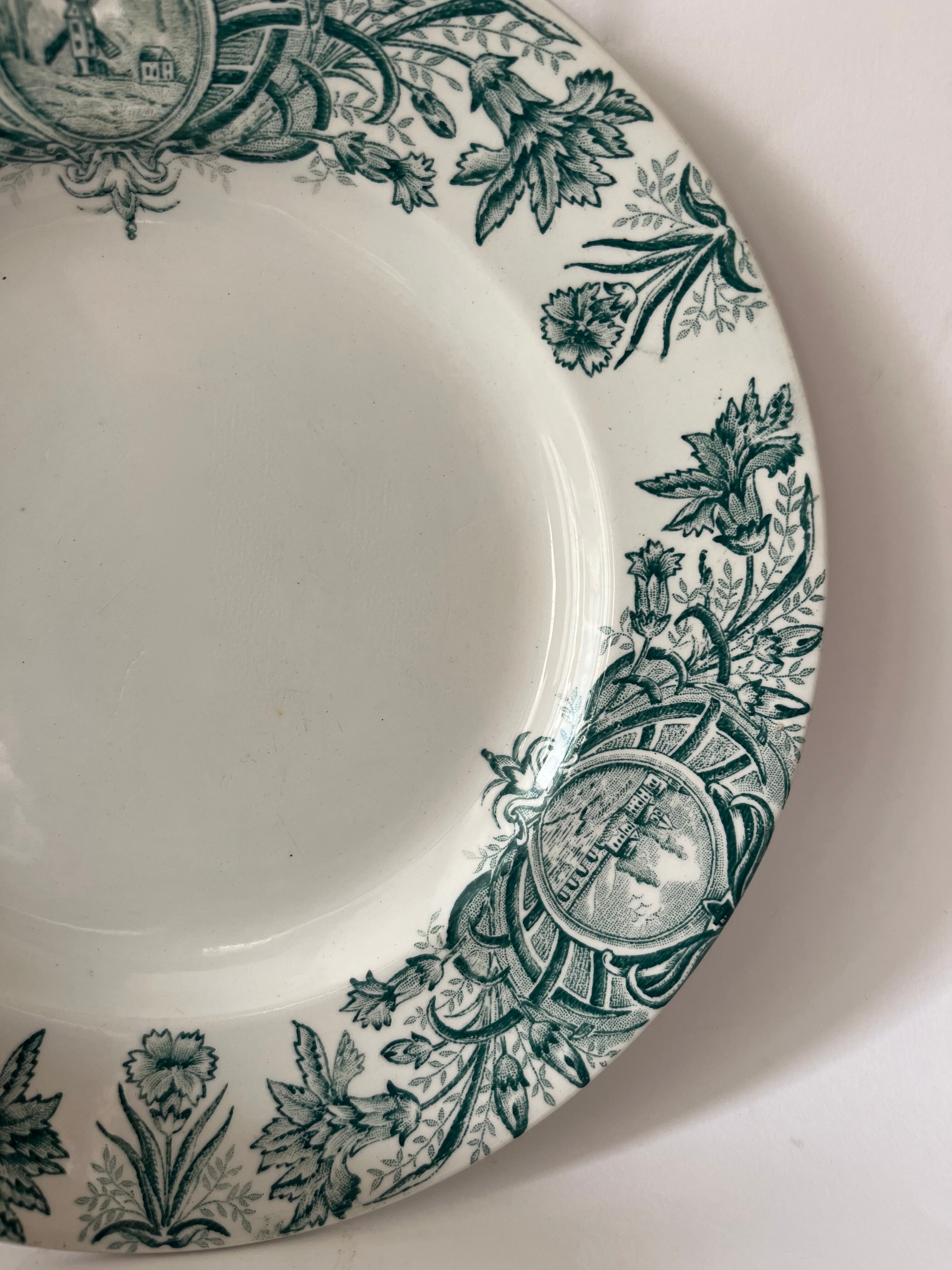 Assiette plate Terre de fer - A.Lebacqz & M. Bouchart