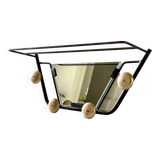 Portemanteau acier vintage annees 60