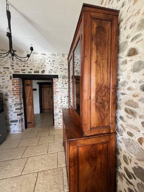 Glass-fronted sideboard