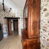 Glass-fronted sideboard