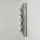 Set of 2 Targetti Sankey chrome wall lamps, 1970s
