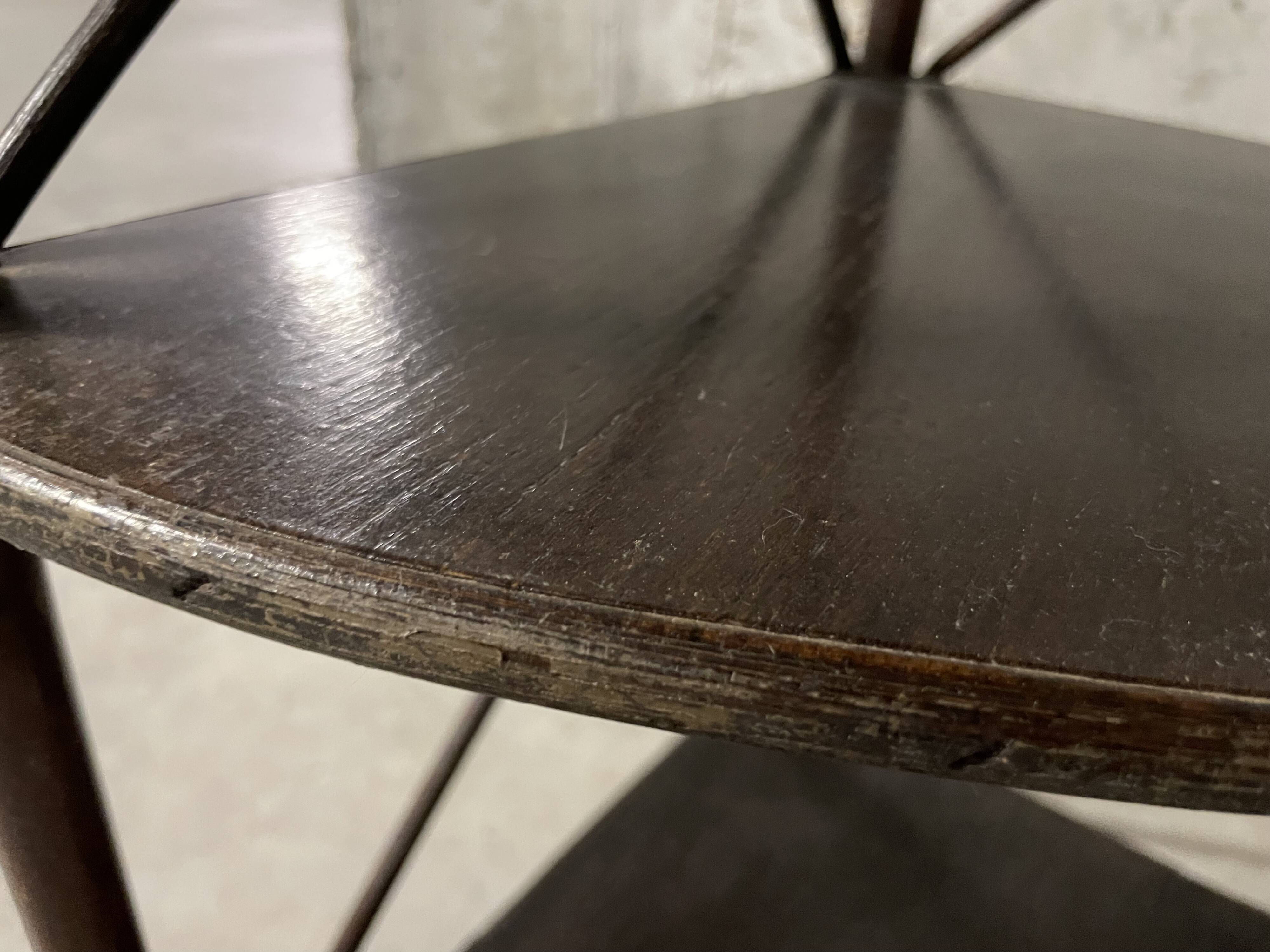 70s rattan corner cabinet