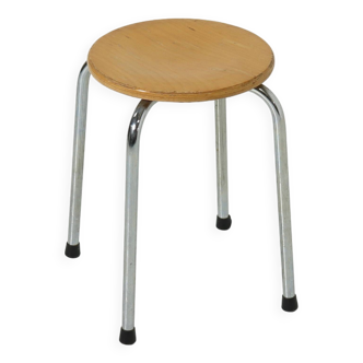 6 x Tabouret industriel design hollandais années 1960