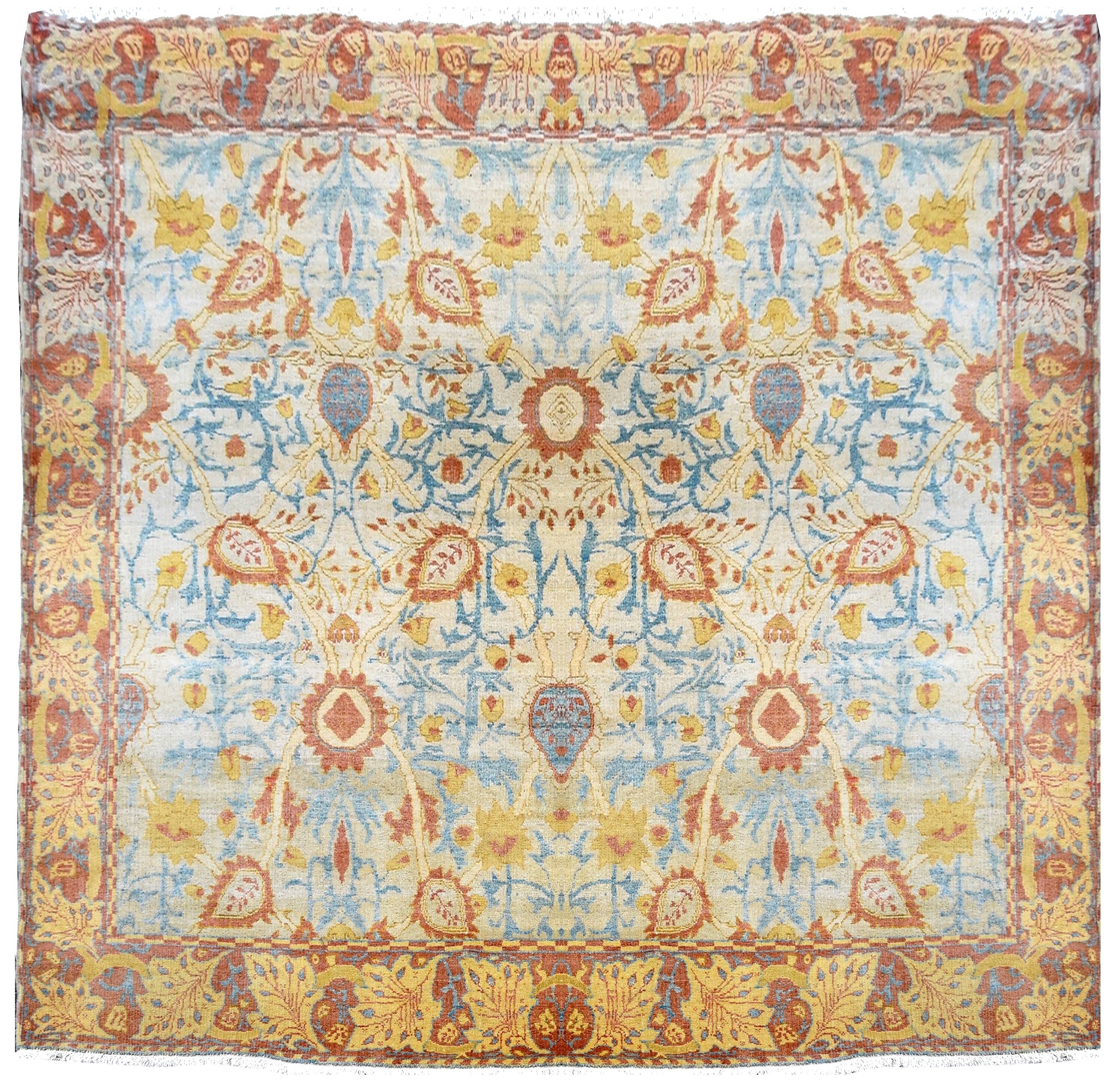 Oriental rug Iran Sultanabad: 3.00 x 2.94 Meters - Unusual square..