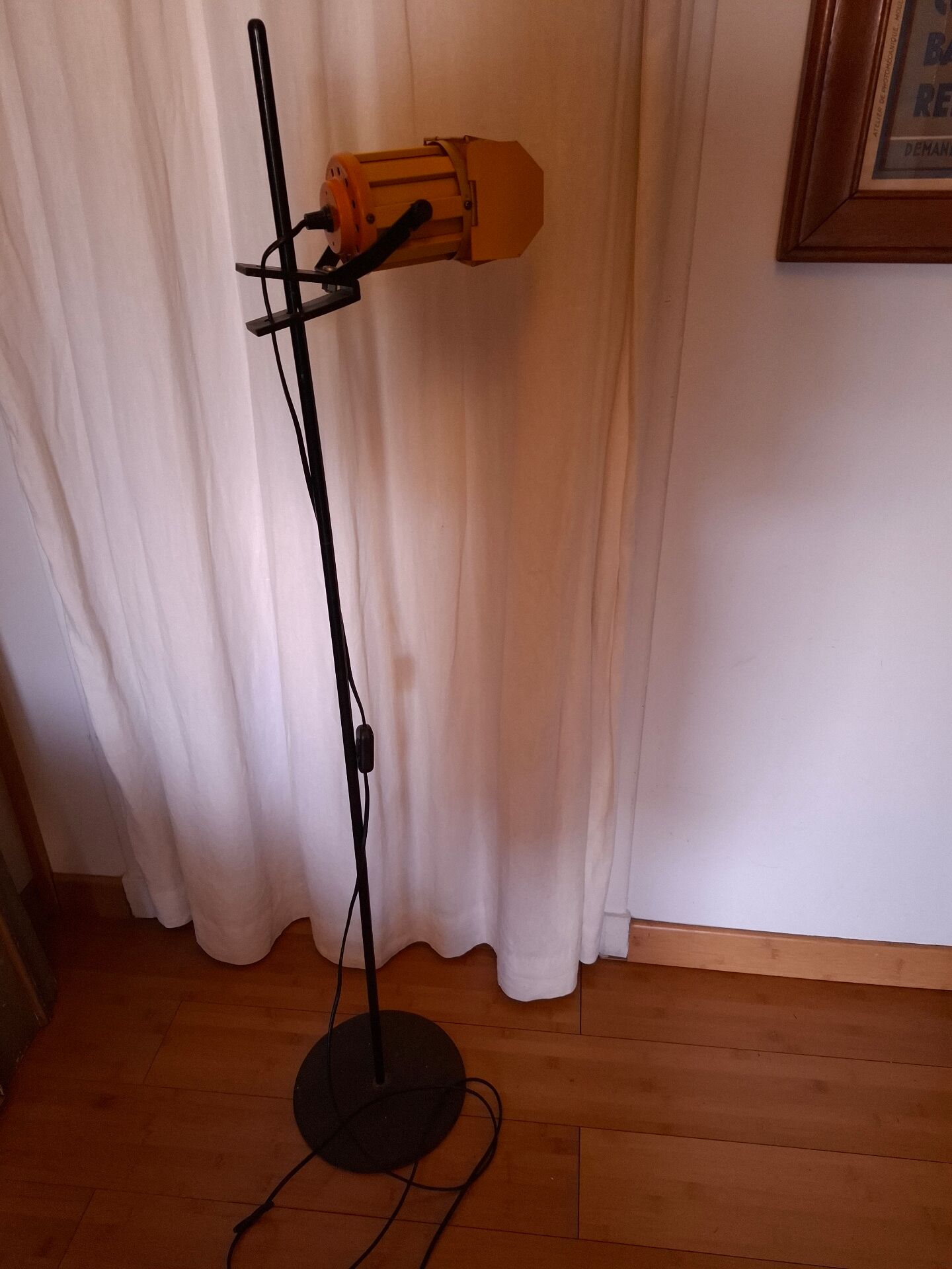 Standard lamp, Ikea reading lamp from the 80s.
