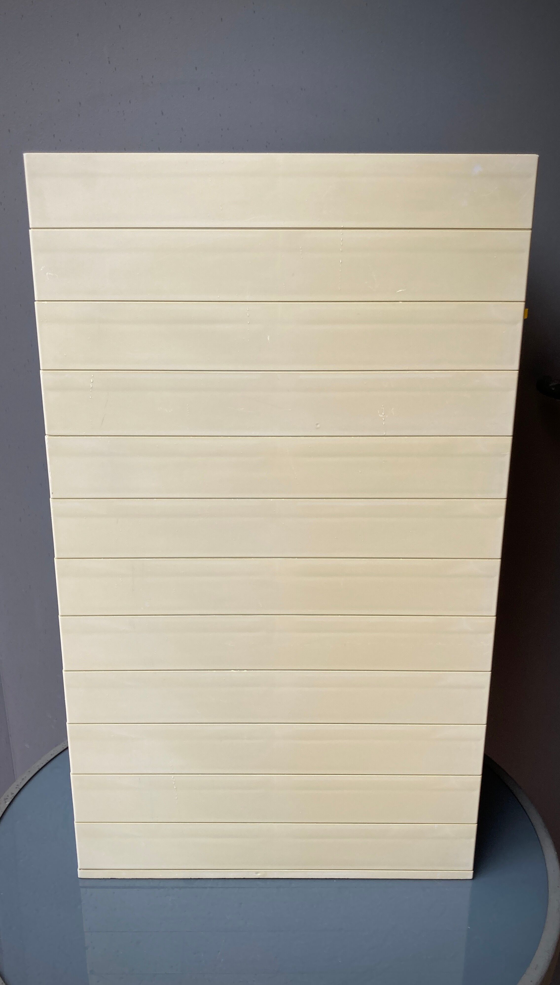 12-drawer vintage office locker