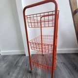 Desert / vintage rolling cart with chrome caster
