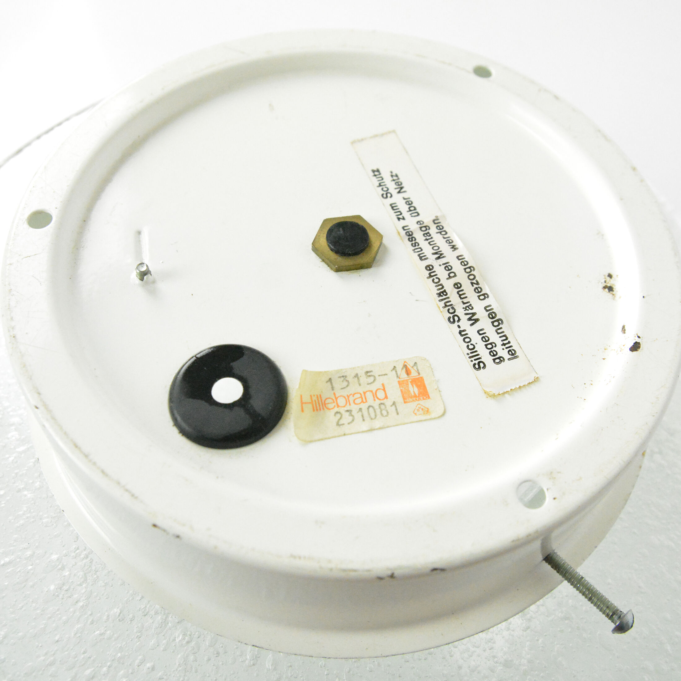 1970s modern large chrome plafond, Hillebrand, Germany