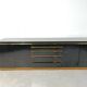 Brass and lacquer sideboard by Jean Claude Mahey, 1970s