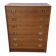 Vintage teak commode with brass handles (copy)