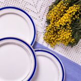 4 assiettes à dessert HBCM