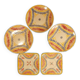 5 Henriot Quimper saucers or plates