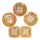 5 Henriot Quimper saucers or plates