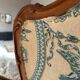 Old wooden and fabric screen
