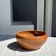 Large stoneware bowl Digoin Grès Pots France brown orange D21