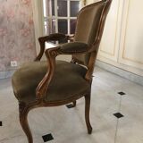 Louis XV style convertible armchair