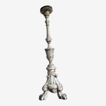 Wooden candlestick 19th century