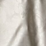 Silky linen damask slick early 20th length 3m