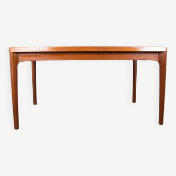 Table de repas Danoise extensible en Teck par Henning Kjaernulf pour Vejle Stole 1960.