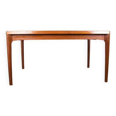 Table de repas Danoise extensible en Teck par Henning Kjaernulf pour Vejle Stole 1960.