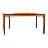 Danish extendable teak dining table by Henning Kjaernulf for Vejle Stole 1960.