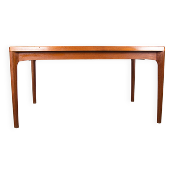 Table de repas Danoise extensible en Teck par Henning Kjaernulf pour Vejle Stole 1960.