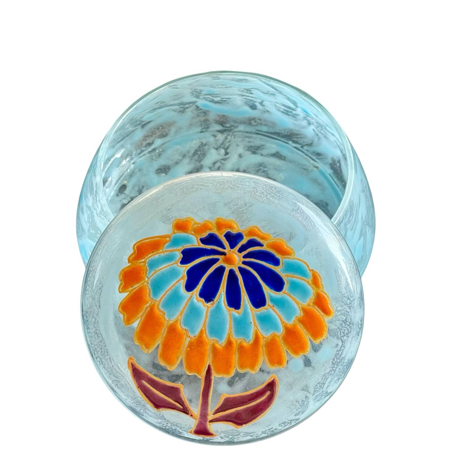 Art Nouveau candy box signed Legras