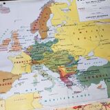Geographic map cabinet