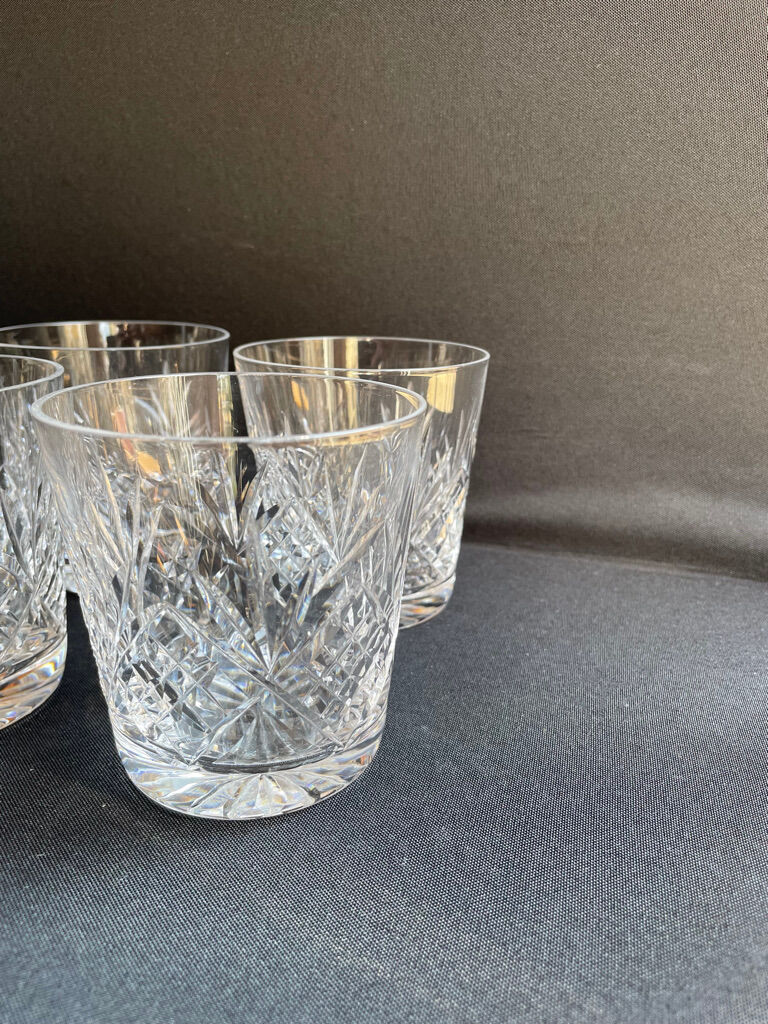 Whiskey glasses - hand-cut crystal
