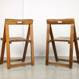 Vintage trieste folding chairs