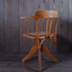 Siège de bureau rotatif en chêne, 1930s