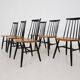 Set of 6 Fanett chairs from Tapiovaara 1970