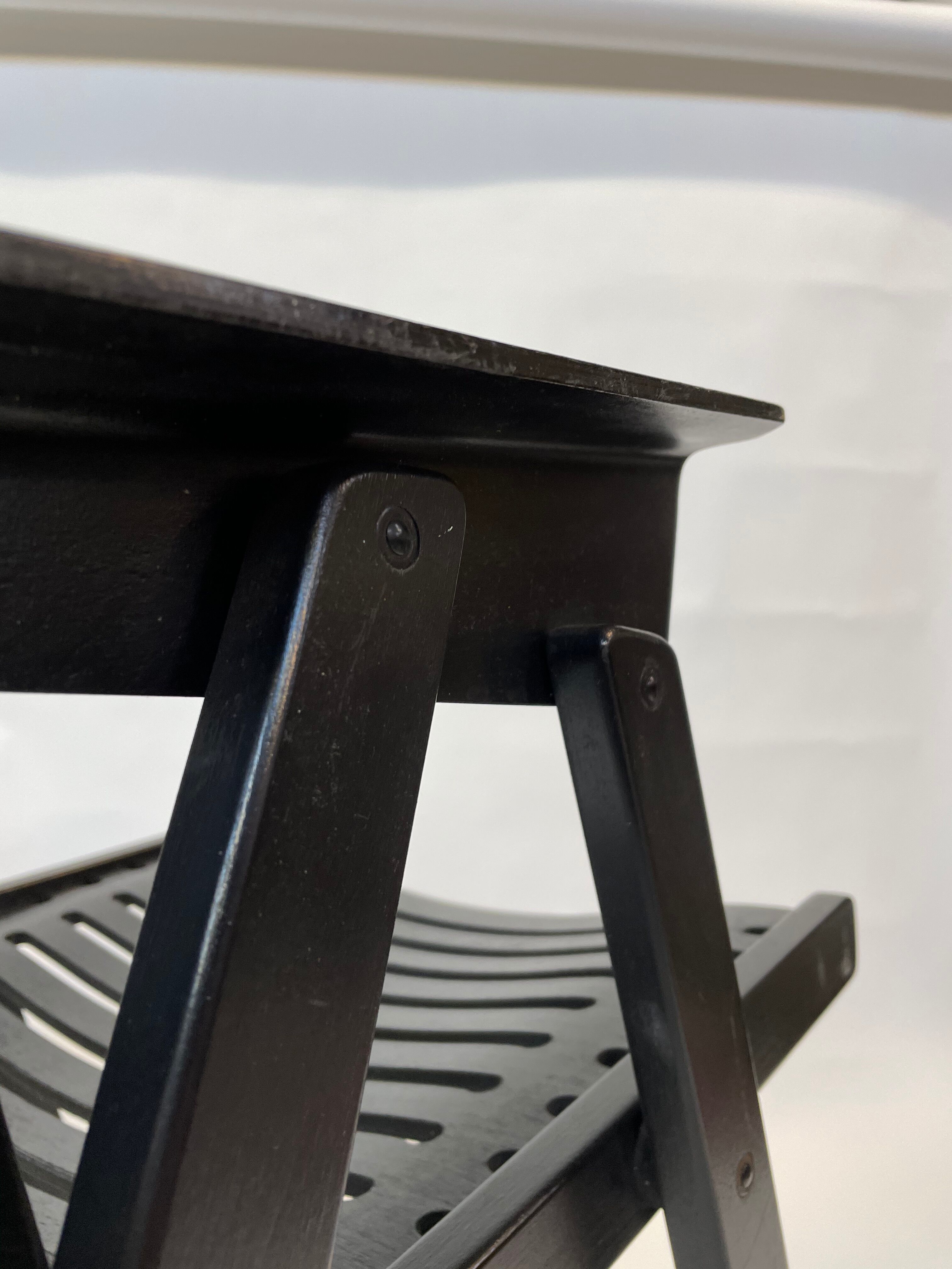 Niko Kralj Slovenian Rex Plywood Folding Chair for Stol 1950s in Black