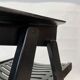 Chaise pliante slovène Rex Plywood pour Stol années 1950 en noir