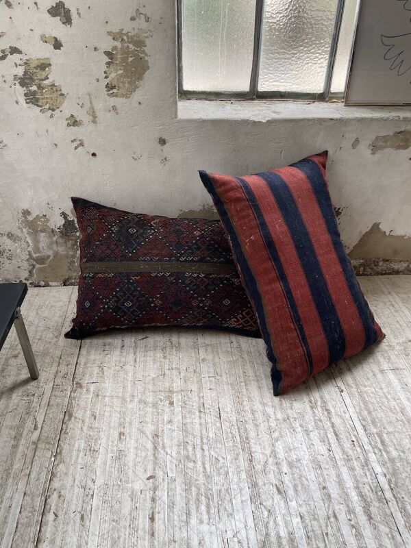 Paire de coussins XXL Kilim vintage