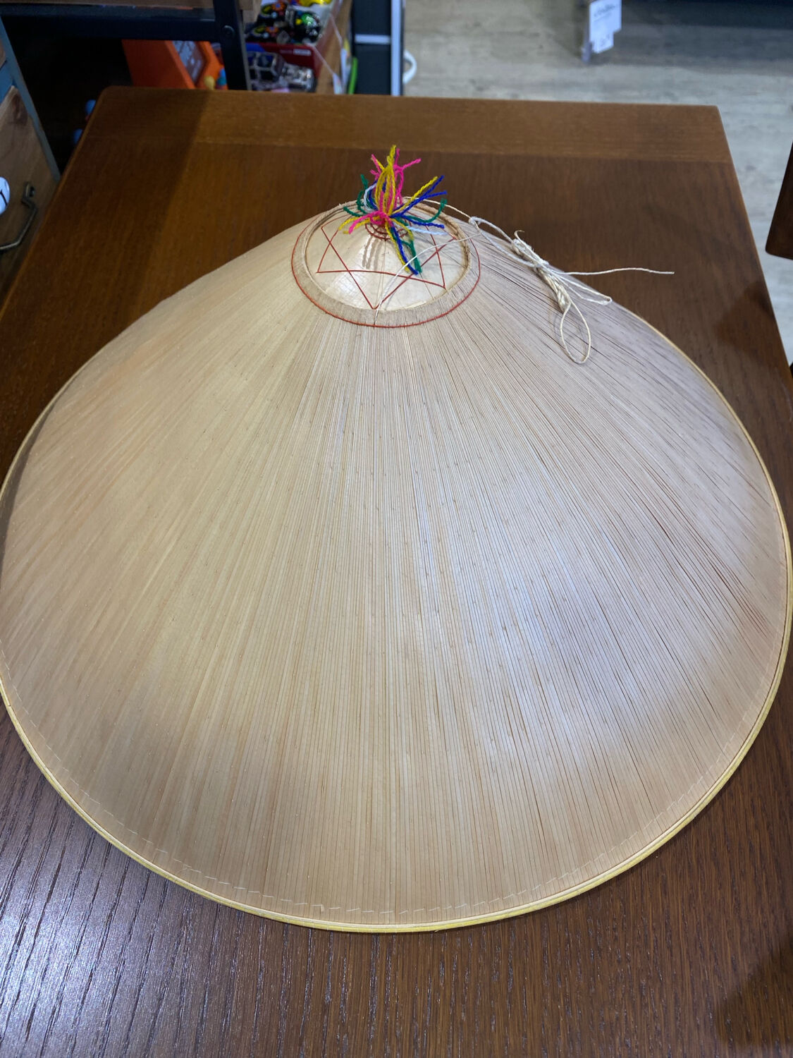 Old embroidered Vietnam hat