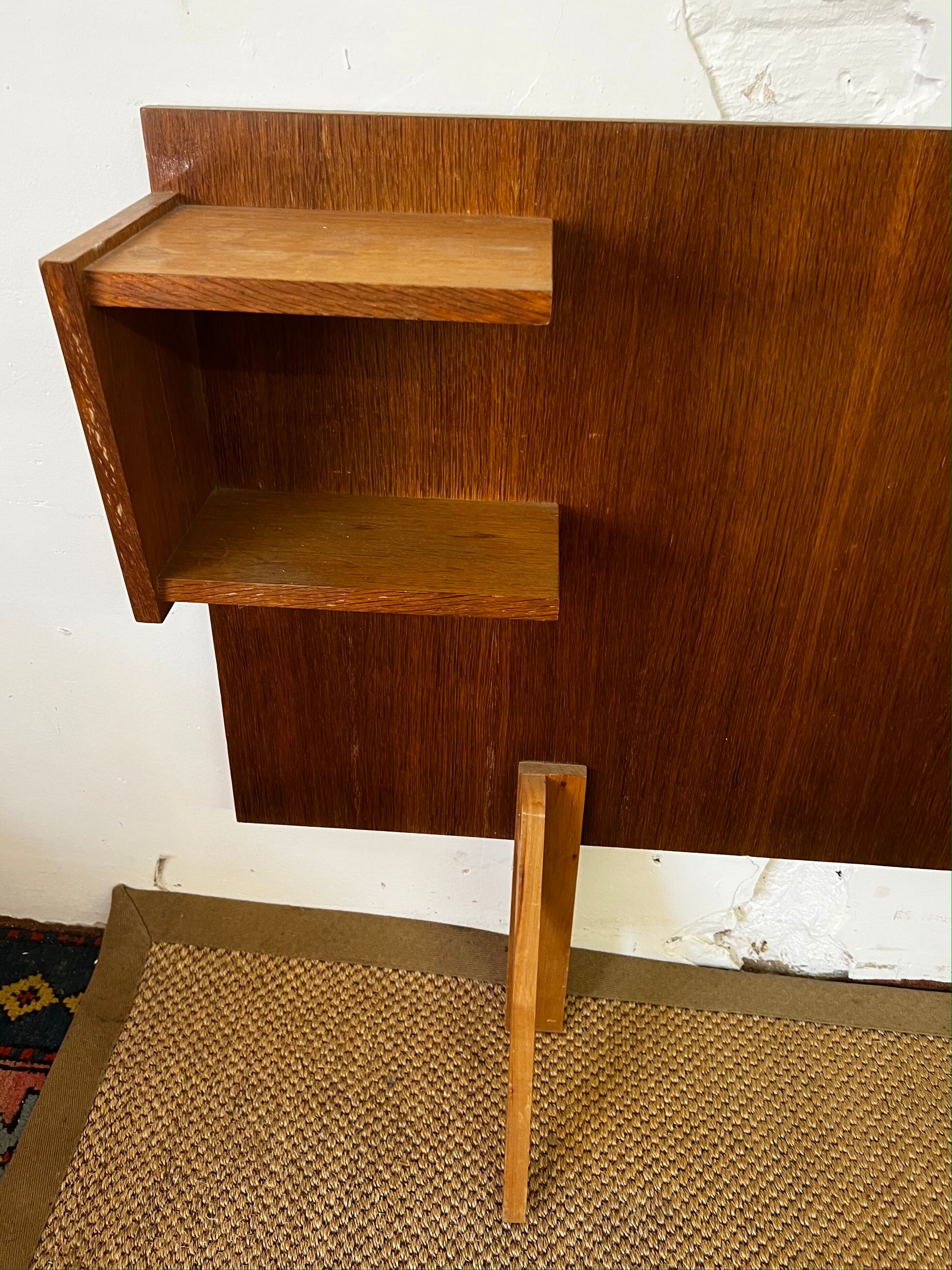 Vintage wooden headboard