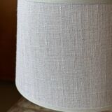 Iced brown table lamp