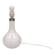 Helios table lamp, teardrop shaped, made of white opal glass. 1986 Denmark