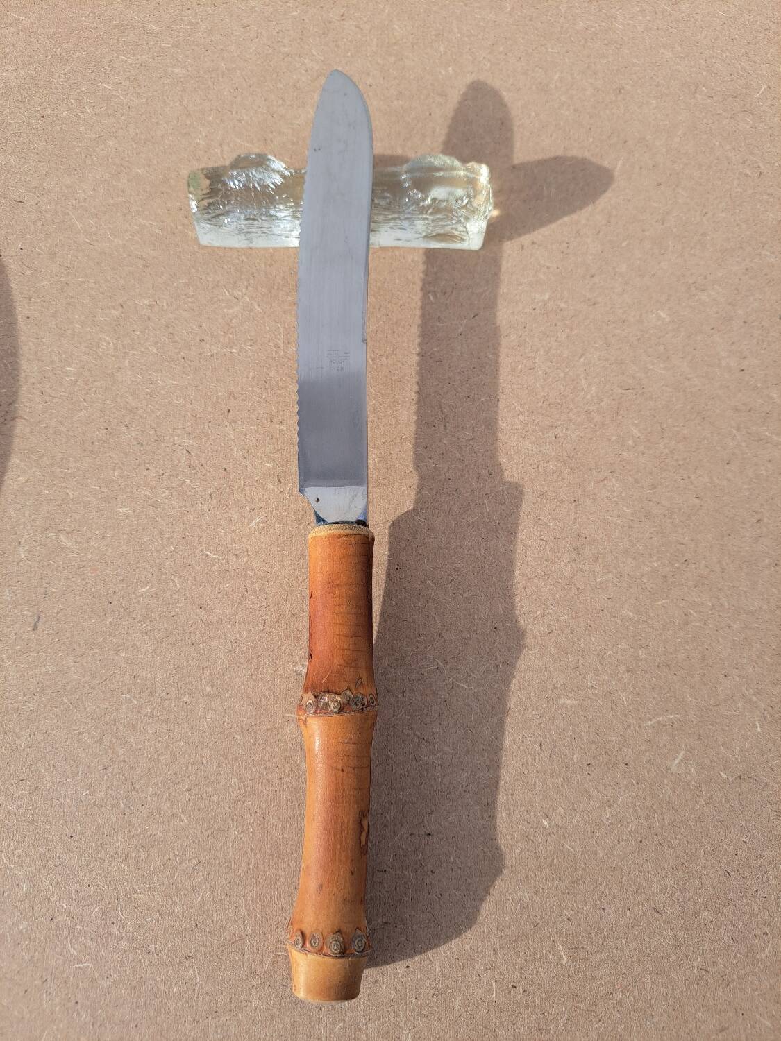 6 Vintage crystal knife holder